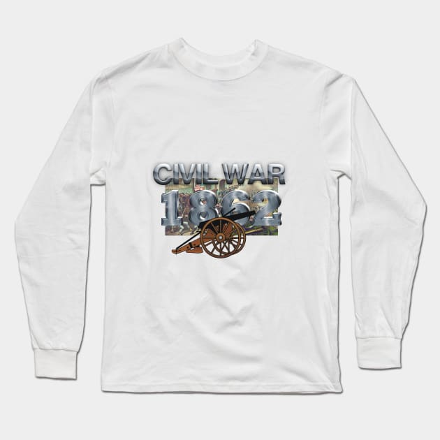 Civil War 1862 Long Sleeve T-Shirt by teepossible